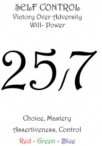 Daily Numerology Lee Van Zyl 25 Card